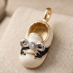 Lauren G Adams Classic Saddle Shoe Slipper Charm Nwt $210 Msrp